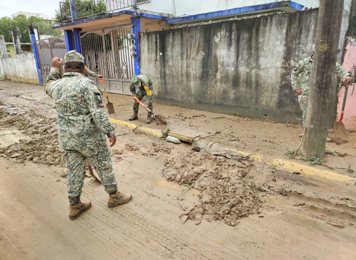 Agua Dulce, de pie tras nueva inundación; titánica labor del Ejército con Plan DN-III l VIDEO