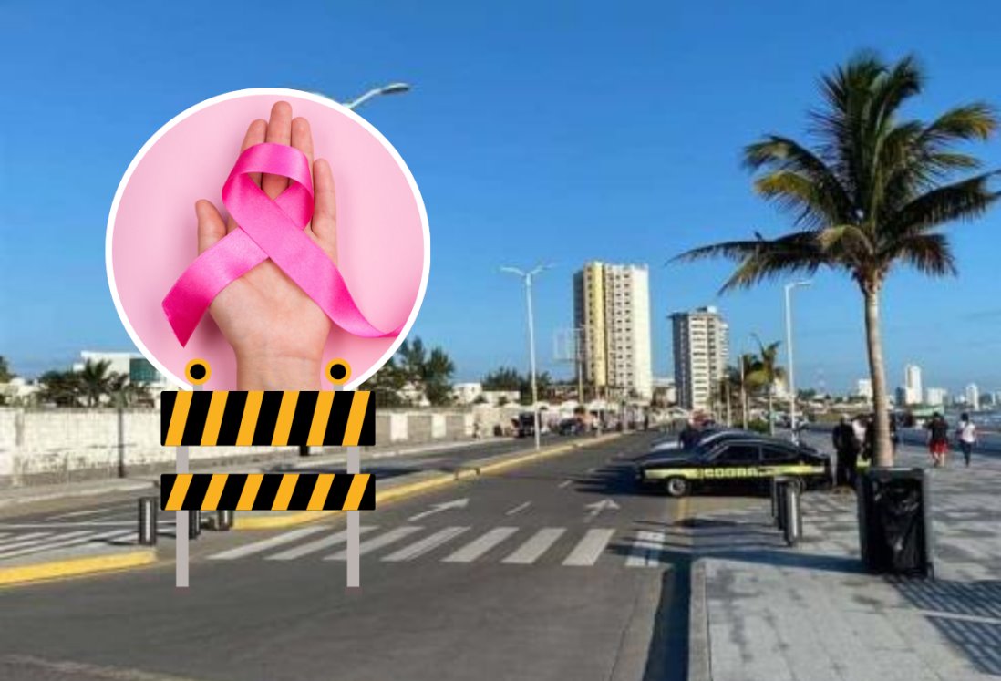 Cierran bulevar en Boca del Río por carrera contra el cáncer de mama | Ruta y horario