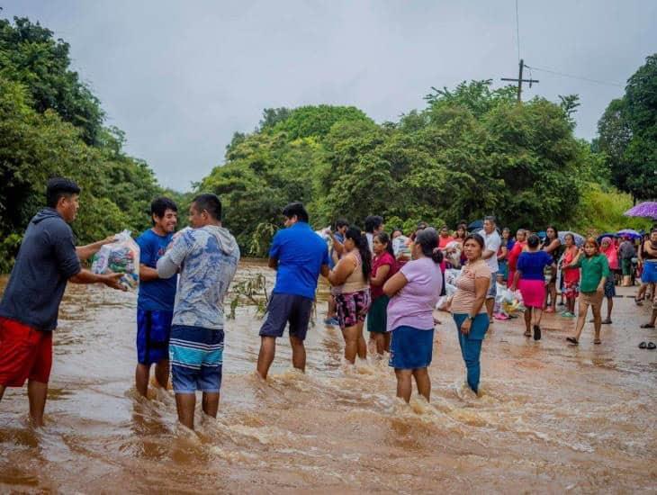 Continúa la ayuda para familias damnificadas por inundaciones en comunidades rurales del sur