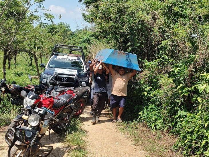 Crecida de ríos cobra una víctima en Hidalgotitlán, fallece joven tras ser arrastrado por la corriente