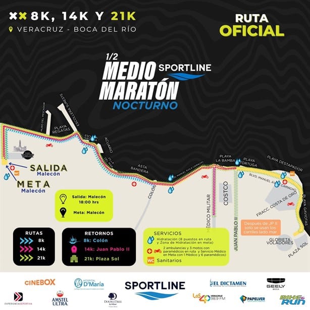 Alista el Medio Maratón Nocturno 2024