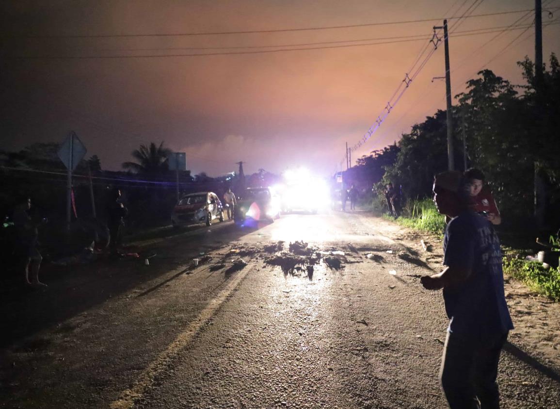 Liberan la carretera Coatzacoalcos-Minatitlán tras diáolgo con alcaldesa Carmen Medel