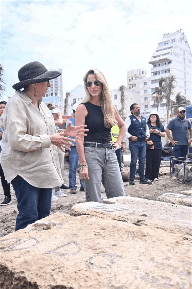 Muralla histórica de Veracruz será restaurada y exhibida al público tras hallazgo: Patricia Lobeira