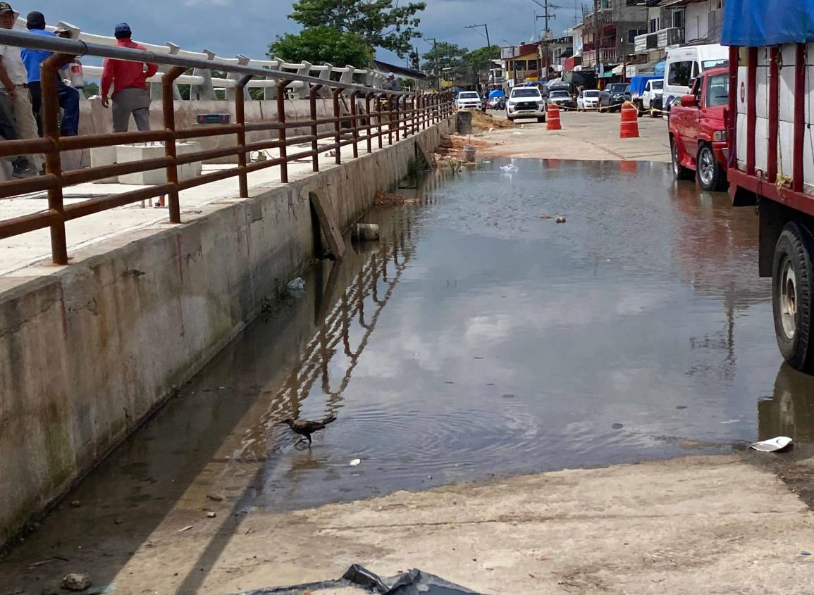 En alerta más de 100 comercios de Minatitlán por filtración del río Coatzacoalcos