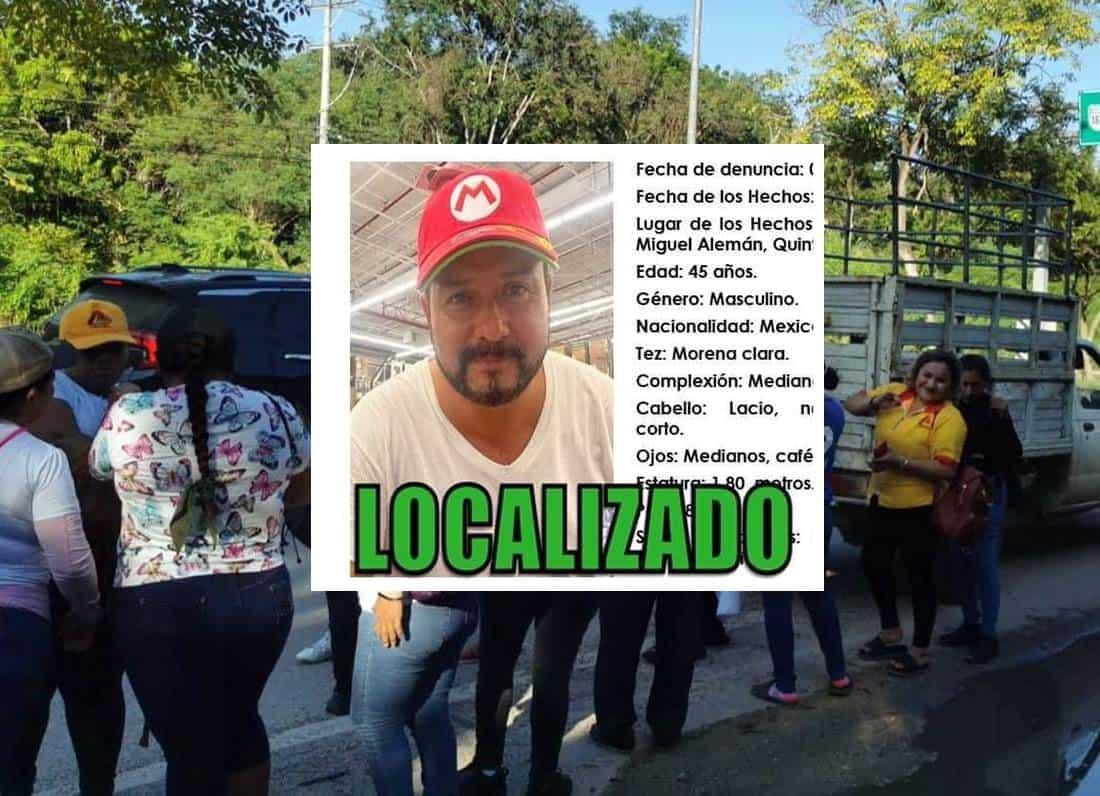 Tras operativo, localizan con vida a acayuqueño desaparecido en Quintana Roo 