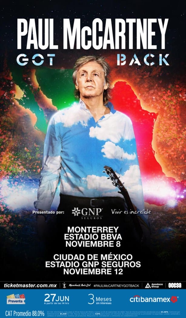 Paul McCartney sigue dándolo todo a sus 82 años, ¿dónde será su próximo concierto?