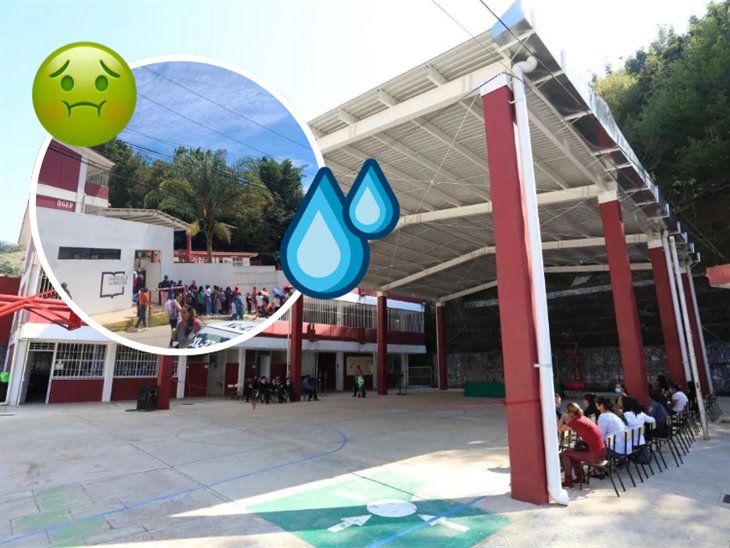 Denuncian falta de agua en Primaria de Xalapa: olor de baños se ha vuelto insoportable, reclaman padres 