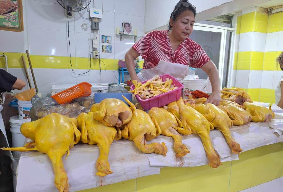 Conoce el precio del pollo en la zona de mercados de Veracruz