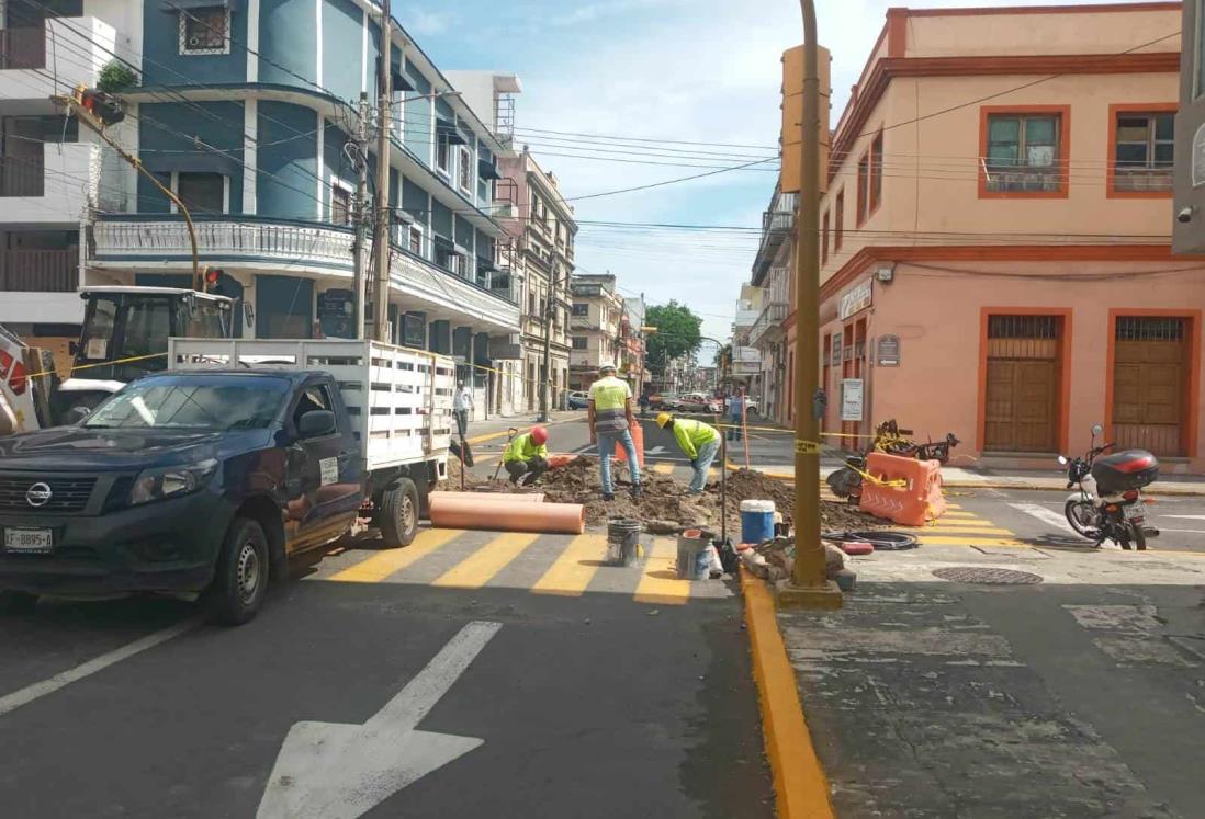 Cierran esta importante avenida en el Centro Histórico de Veracruz