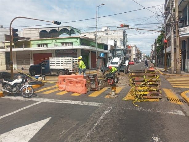 Cierran esta importante avenida en el Centro Histórico de Veracruz