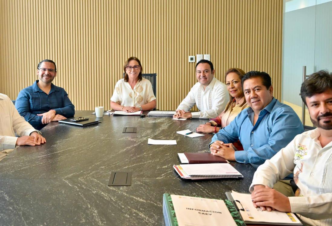 Rocío Nahle analiza con la Sefiplan el tema presupuestal en Veracruz | VIDEO