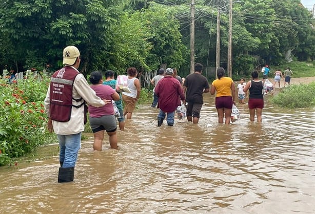 Más de 5 mil casas en Coatzacoalcos fueron afectadas por las lluvias