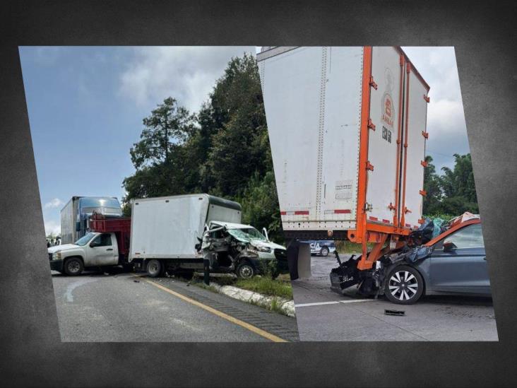 Dos accidentes complican la circulación en la autopista Puebla-Córdoba