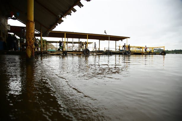 Golpe de agua podría alcanzar esta zona de Coatzacoalcos; no hay que bajar la guardia: Conagua