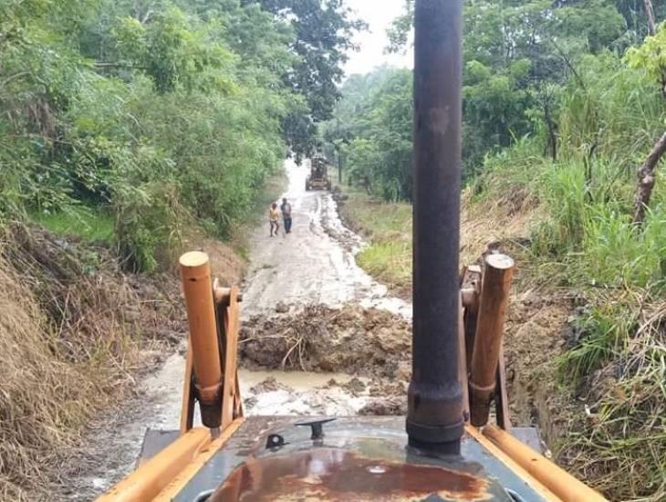 Inician acciones de rehabilitación de caminos en Moloacán