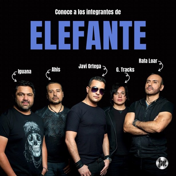 Elefante promete una noche especial en la Arena Veracruz