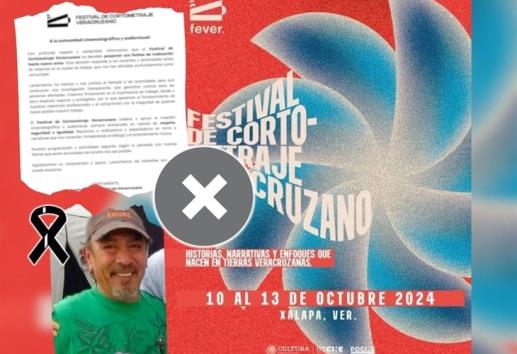 Posponen Festival de Cortometraje Veracruzano tras asesinato de Víctor Muro en Xalapa