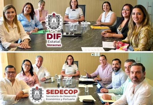 Presenta Rocío Nahle al próximo equipo de DIF Estatal y Sedecop