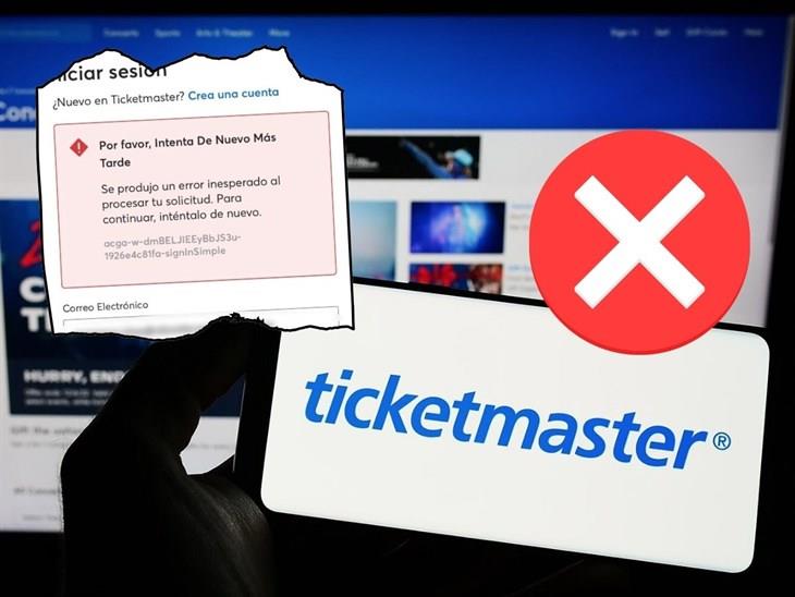 ¿Se cayó Ticketmaster? Usuarios reportan error al iniciar sesión