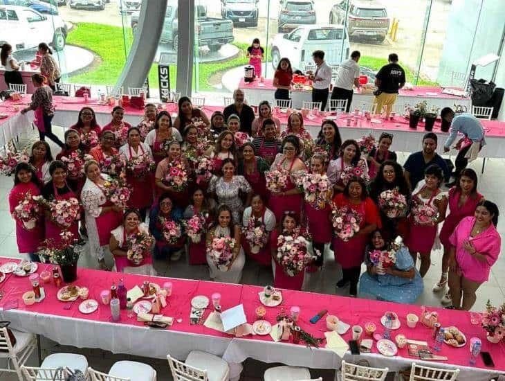 Grupo Reto  Veracruz y Florería Rafful unen fuerzas en el evento Pink Flowers & Brunch