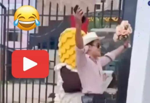 Con ´flores del Patrón´, policías disfrazados atrapan a delincuente (+Video)