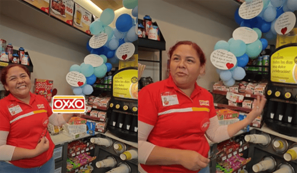 Video VIRAL: Cajera de Oxxo organiza fiesta de cumpleaños para un cliente