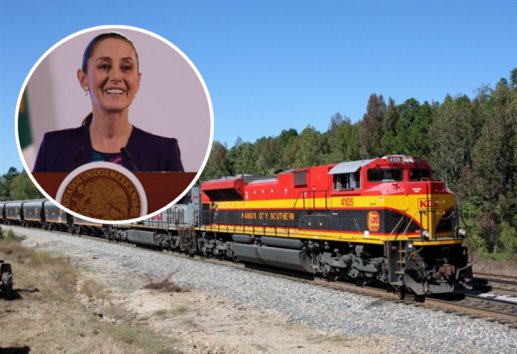 Se habilitarán más de 3 mil kilómetros de vías ferroviarias para transporte de pasajeros: Sheinbaum