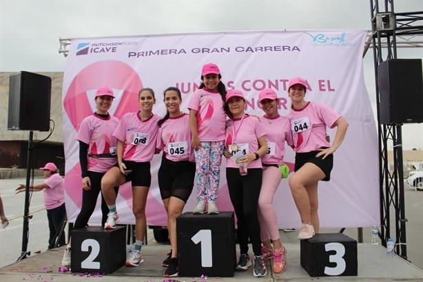 Realiza Hutchison Ports ICAVE primera carrera contra el cáncer de mama