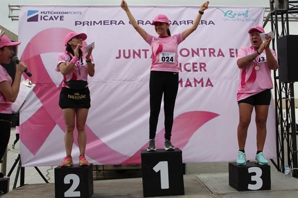 Realiza Hutchison Ports ICAVE primera carrera contra el cáncer de mama