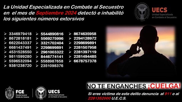 Fiscalía de Veracruz y UECS intensifican medidas contra el engaño telefónico