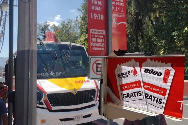Autobuses Gallo y Búho reanudan operaciones en Orizaba, ¡checa! (+Video)