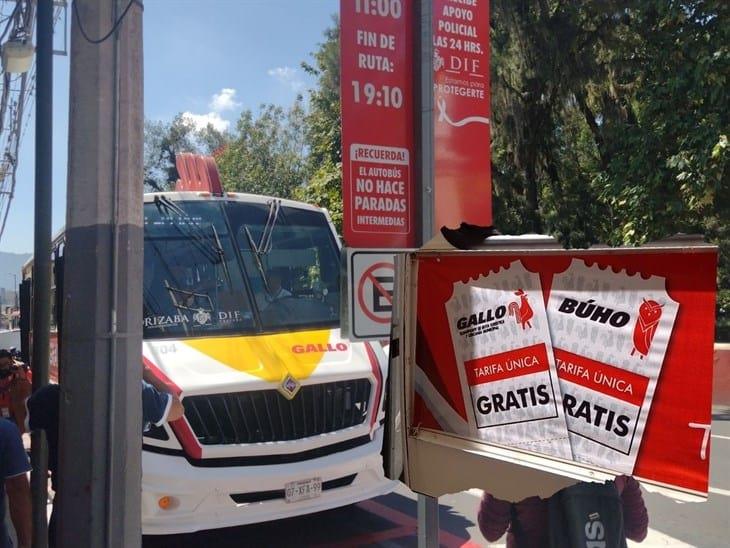 Autobuses Gallo y Búho reanudan operaciones en Orizaba, ¡checa! (+Video)