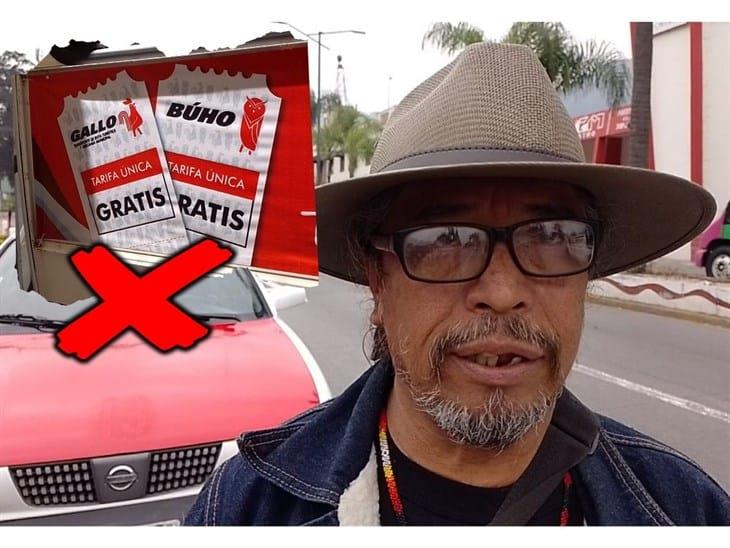 No hay reglamento que avale operación de Autobuses Gallo y Búho: taxistas