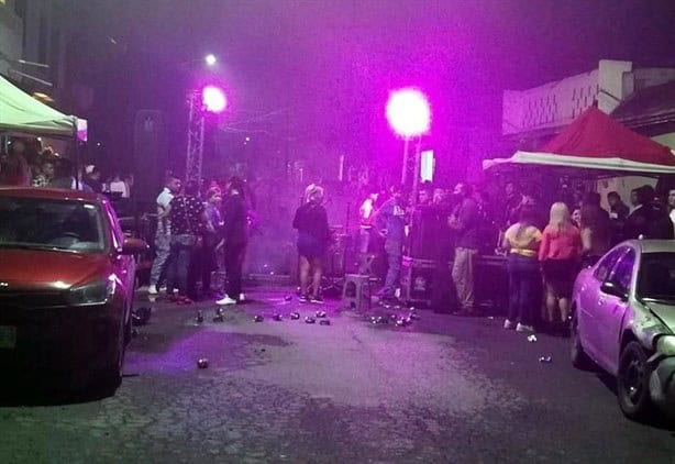 ¿Cuál es la multa o sanción en Veracruz por cerrar sin permiso una calle para hacer una fiesta?