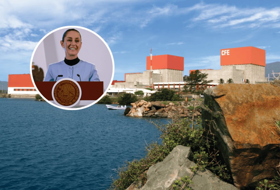 Claudia Sheinbaum descarta la construcción de un tercer reactor en la nucleoeléctrica Laguna Verde en Veracruz