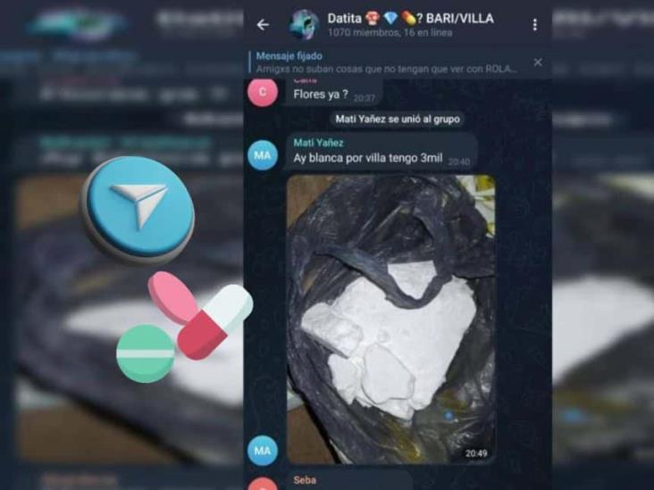 Drogas a un click: así operan los dealers en Telegram