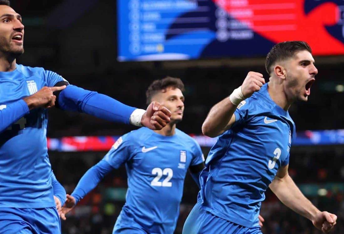 Sorprende Grecia y gana a Inglaterra en Wembley