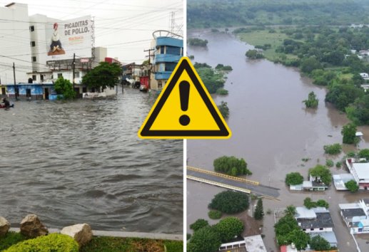 Tras inundaciones, emitirán declaratoria de emergencia en 6 municipios del sur en Veracruz
