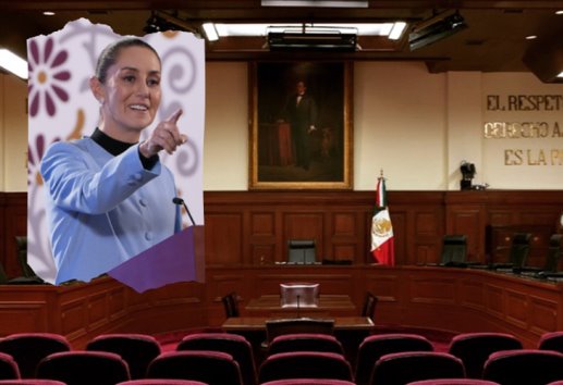 Presidenta descarta reunión con ministros de la Suprema Corte de Justicia de la Nación