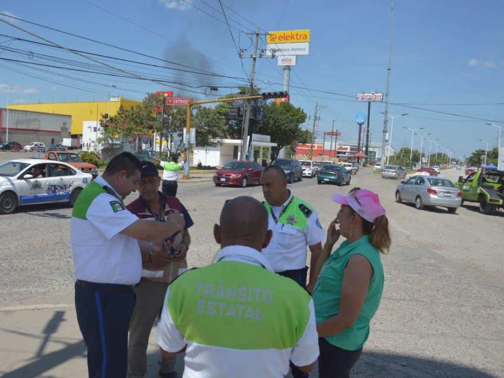 Darán mantenimiento a semáforos en Coatzintla