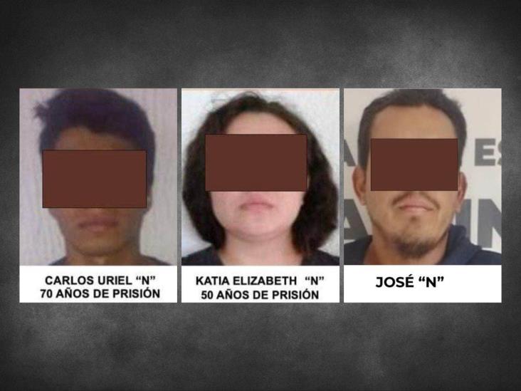 Presume FGE Veracruz sentencias de hasta 70 años en zona centro contra 3 personas