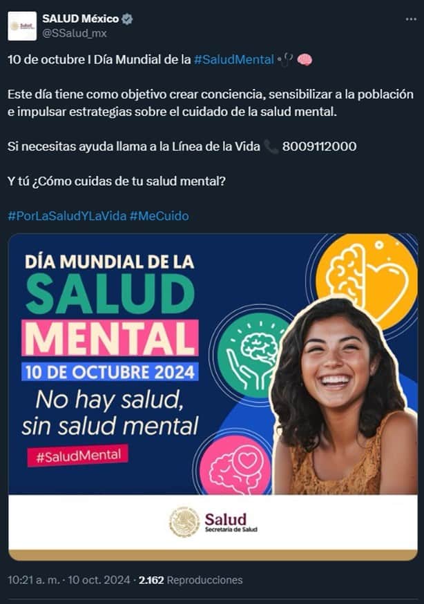 ¿Por qué el 10 de octubre es el Día Mundial de la Salud Mental?