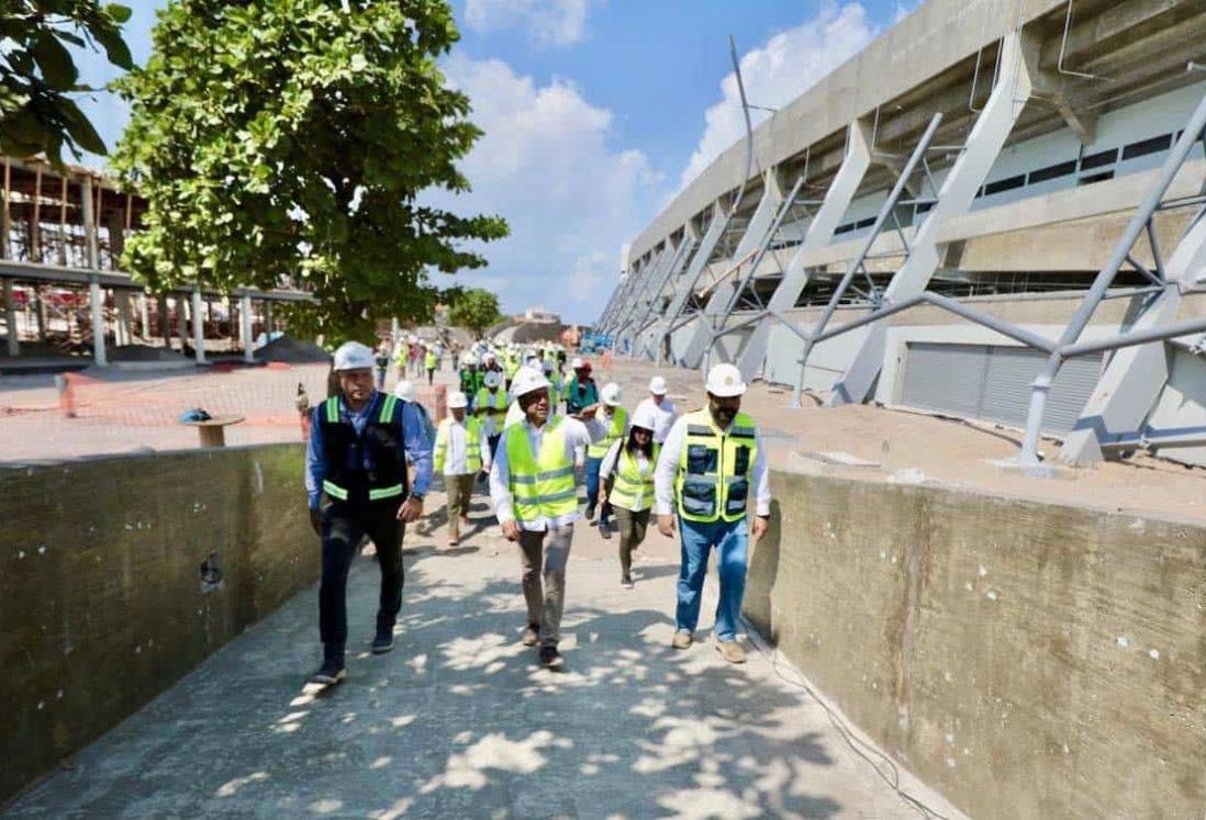 Así avanzan las obras de reconstrucción del estadio Luis “Pirata” Fuente | FOTOS