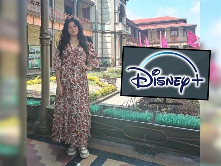 Ella es Ana Karen Alvarado Coy, joven actriz orizabeña que participó en una serie de Disney+