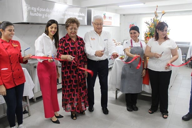 Banco de Alimentos inaugura aula-cocina en Veracruz