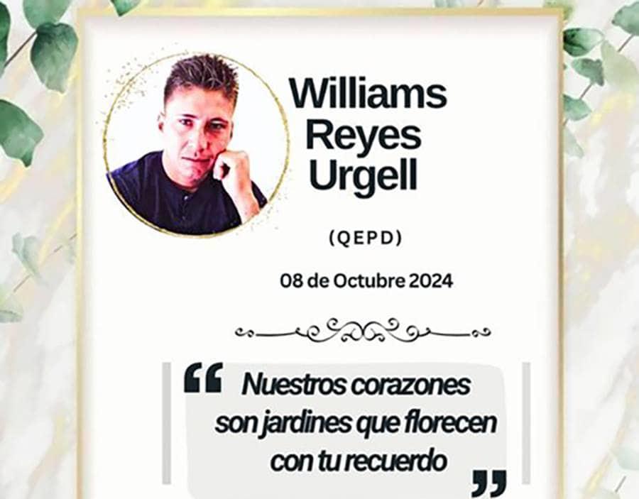 Dan último adiós a Williams Reyes, choapense fallecido en Estados Unidos: ¿cómo ocurrió?