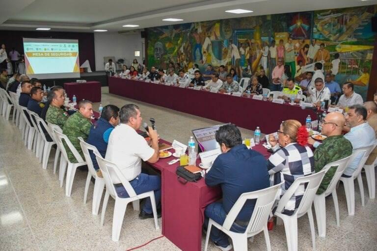 Realizan en Coatzacoalcos la Mesa de Seguridad para la Construcción de la Paz Interregional