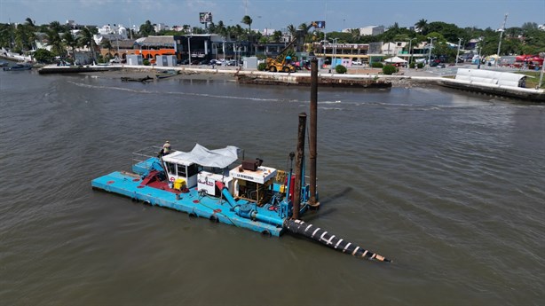 Dragado rescata la pesca y el turismo en el río Jamapa; se invirtió 50 mdp