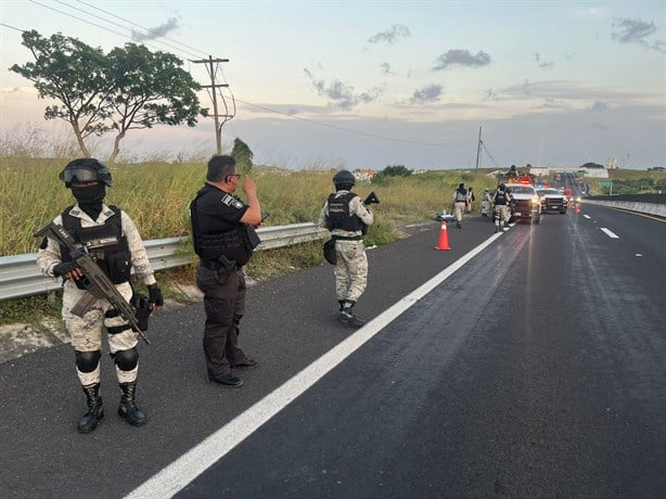 Gran movilización por hallazgo de cuerpos en la carretera Veracruz-Cardel | VIDEO