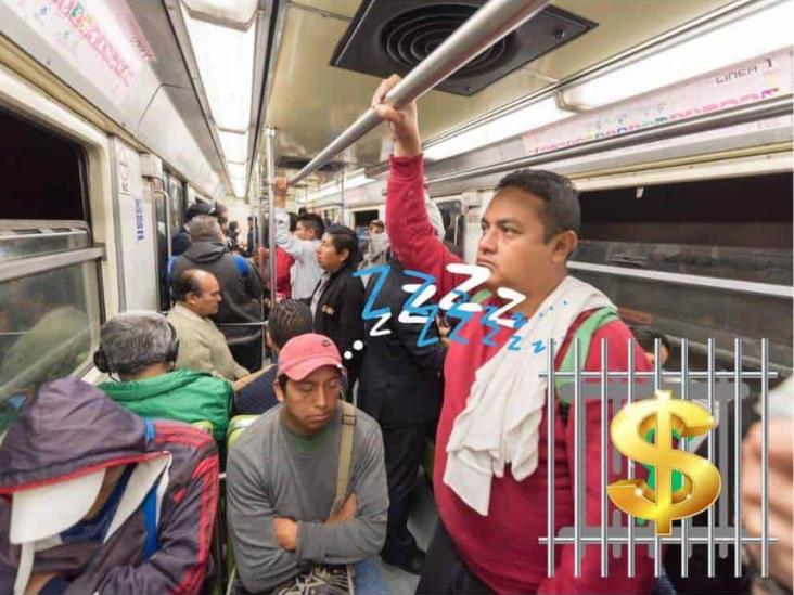 Dormir en el Metro de Ciudad de México puede costarte esta fuerte multa